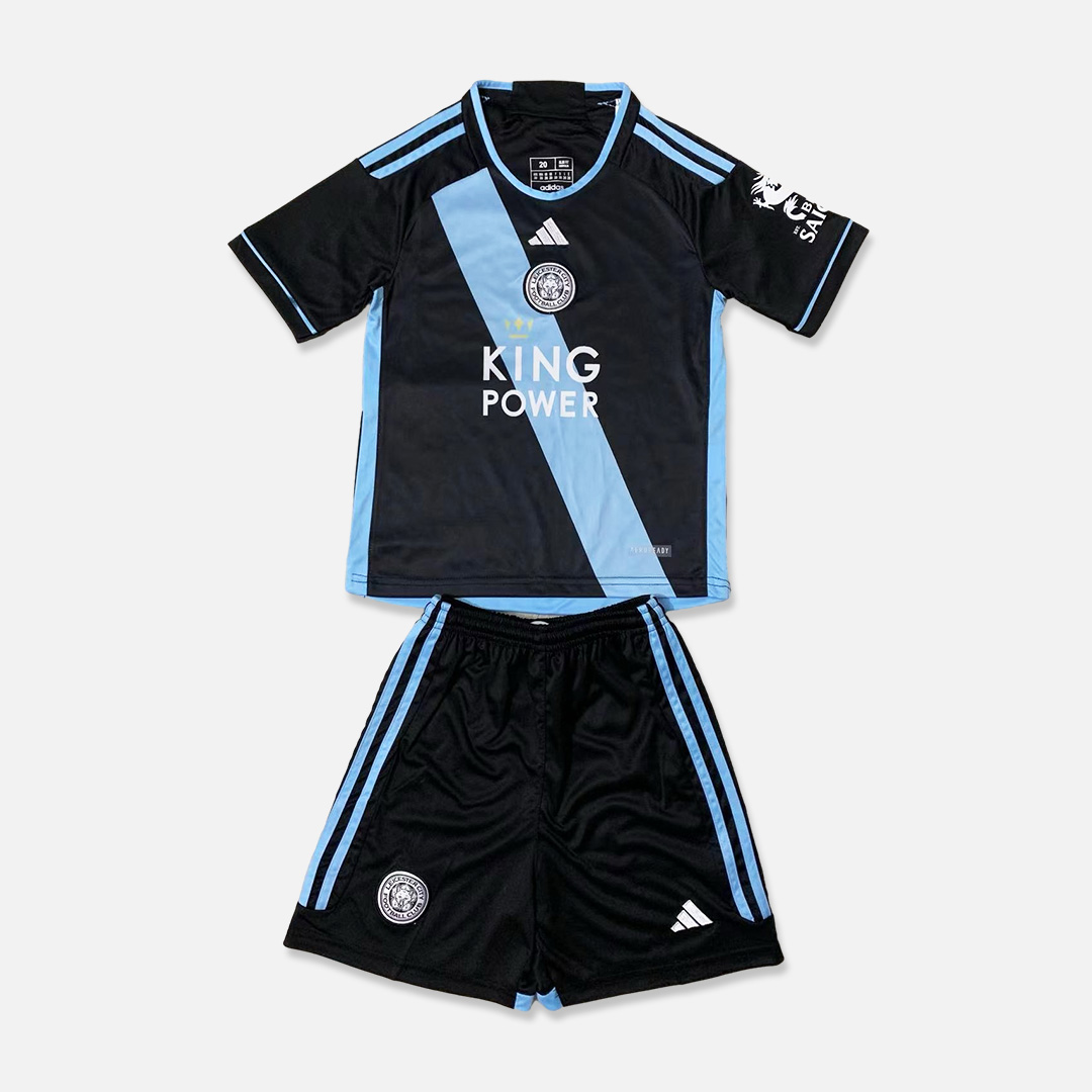 Leicester City 23-24 Away Stadium Men's Adult Jersey Set - Fans Version